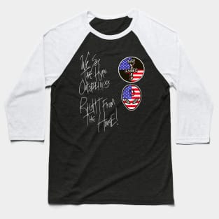 W3IRD GVNG ''AMERIKA'' Baseball T-Shirt